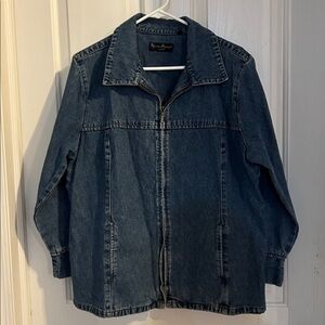 Mercer and Madison 1X zip up jean jacket